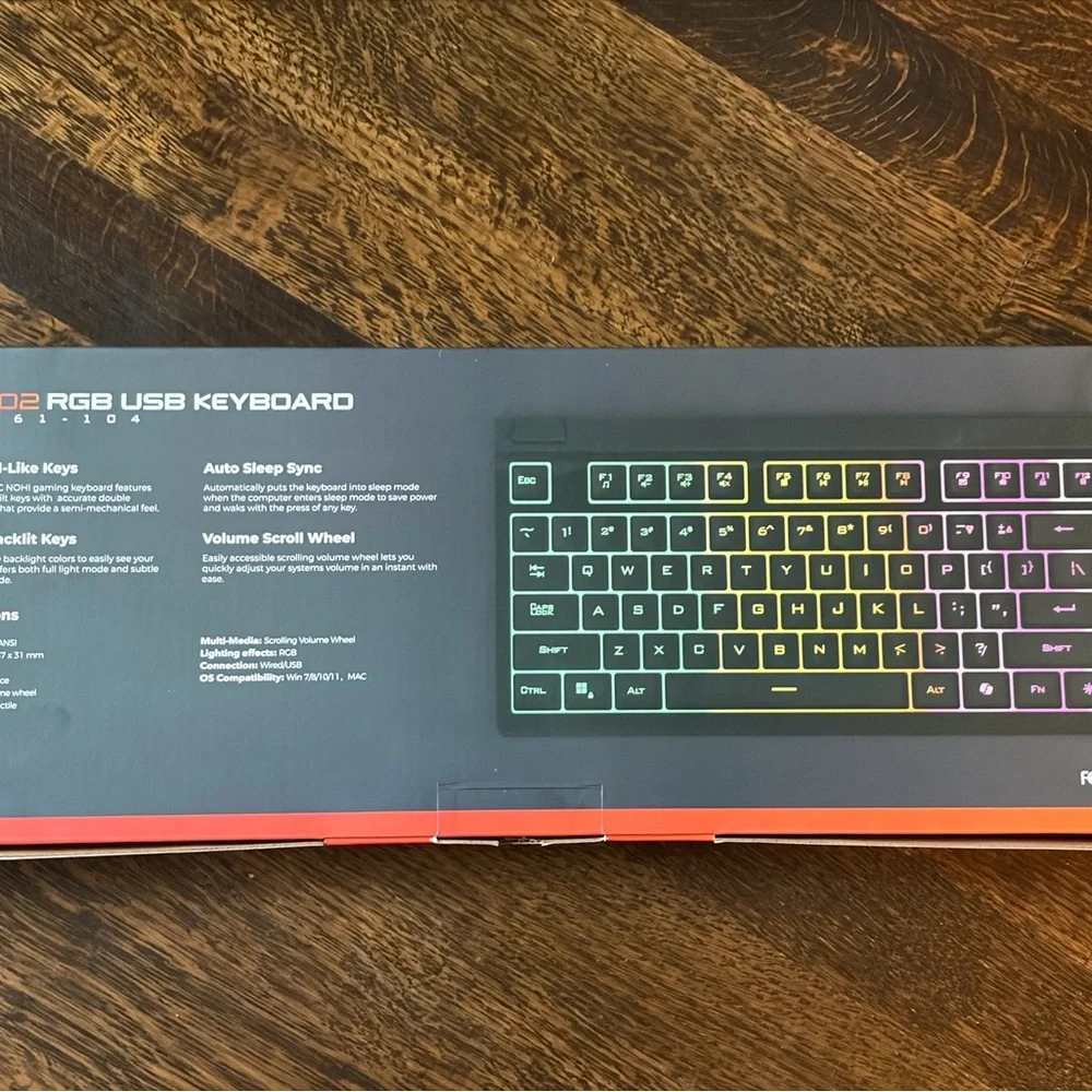 NOHI 02 RGB Mechanical Keyboard - Black